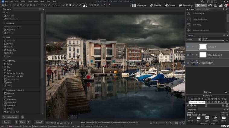 Giao diện ACDSee Photo Studio Ultimate